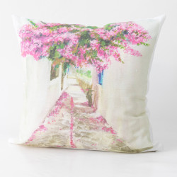 Μαξιλάρι Διακοσμητικό Printed Σχέδιο 71 Εκρού  1τεμ.