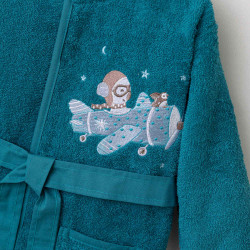 Μπουρνούζι Βρεφικό Aviator Πετρόλ  1τεμ. Μπουρνούζι Βρεφικό Aviator Πετρόλ  1τεμ.