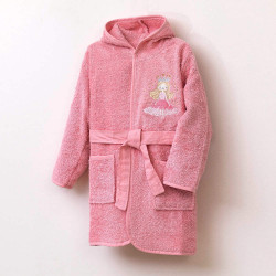 Μπουρνούζι Βρεφικό Princesa Ροζέ   1τεμ.