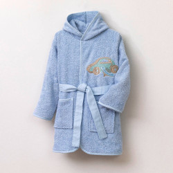 Μπουρνούζι Βρεφικό Toys Σιέλ  1τεμ.