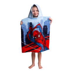 Παιδικό Πόντσο Βαμβακερό Βελούδινο Spiderman 320gsm Μπλε  1τεμ. Παιδικό Πόντσο Βαμβακερό Βελούδινο Spiderman 320gsm Μπλε  1τεμ.