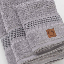 Πετσέτα Προσώπου Lava Γκρι 3τεμ. Πετσέτα Προσώπου Lava Γκρι 3τεμ.