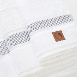 Πετσέτα Χειρός Lava Λευκό  6τεμ.