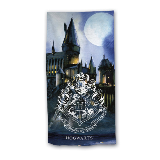 Πετσέτα Θαλάσσης Microfiber Hogwarts Μπλε  1τεμ.