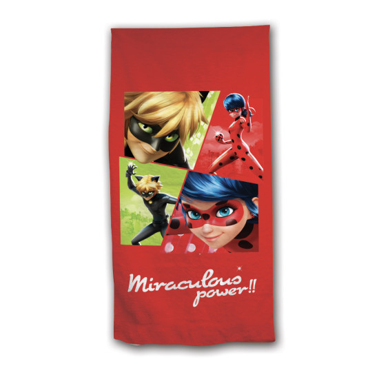 Πετσέτα Θαλάσσης Microfiber Ladybug Κόκκινο  1τεμ.