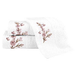 Πετσέτες Σετ 3ΤΜΧ Cherry Blossom Λευκό  1τεμ.