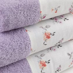 Πετσέτες Σετ 3ΤΜΧ Elodie Λιλά 1τεμ. Πετσέτες Σετ 3ΤΜΧ Elodie Λιλά 1τεμ.
