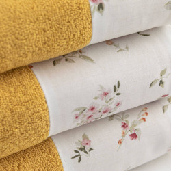 Πετσέτες Σετ 3ΤΜΧ Elodie Μουσταρδί 1τεμ. Πετσέτες Σετ 3ΤΜΧ Elodie Μουσταρδί 1τεμ.