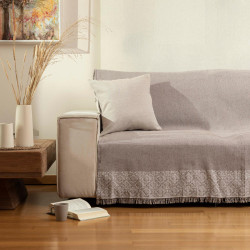 Ριχτάρι Βαμβακερό Τριθέσιο Iris Γκρι  1τεμ.