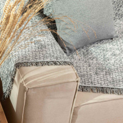 Ριχτάρι Βαμβακερό Διθέσιο Yaiza Γκρι  1τεμ.