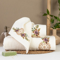 Πετσέτα Προσώπου Florence Εκρού 6τεμ. Πετσέτα Προσώπου Florence Εκρού 6τεμ.