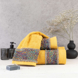 Πετσέτες Σετ 3ΤΜΧ Jules Μουσταρδί  1τεμ.