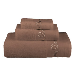 Πετσέτες Σετ 3ΤΜΧ You&Me Καφέ 1τεμ. Πετσέτες Σετ 3ΤΜΧ You&Me Καφέ 1τεμ.