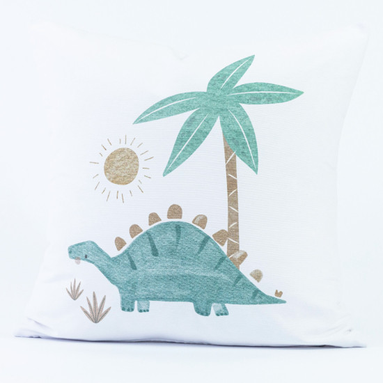 Μαξιλάρι Διακοσμητικό Printed Stompy Λευκό  1τεμ.