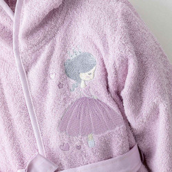 Μπουρνούζι Βρεφικό Odette Λιλά  1τεμ. Μπουρνούζι Βρεφικό Odette Λιλά  1τεμ.