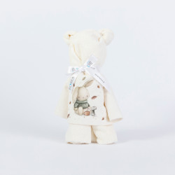 Πετσέτα Αρκουδάκι Λαγουδάκι Εκρού  1τεμ.