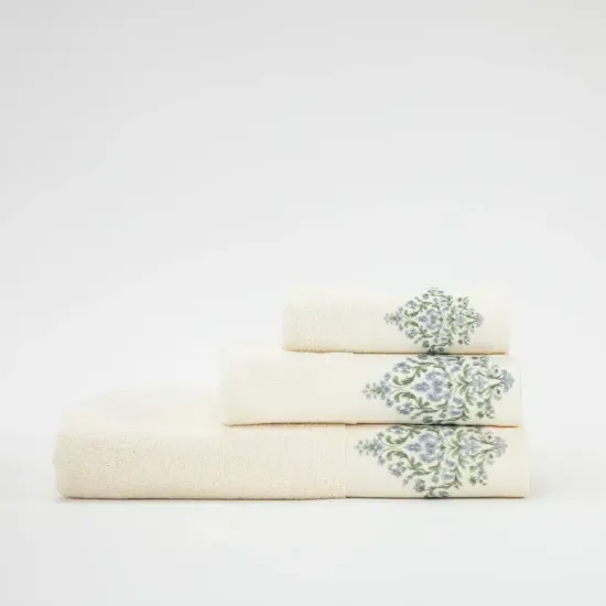 Πετσέτες Σετ 2ΤΜΧ Damask Λευκό 1τεμ. Πετσέτες Σετ 2ΤΜΧ Damask Λευκό 1τεμ.