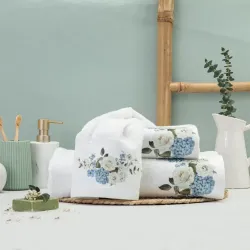 Πετσέτα Προσώπου Hortensia Λευκό  6τεμ.