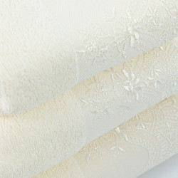 Πετσέτες Σετ 3ΤΜΧ Νεφέλη Εκρού 1τεμ. Πετσέτες Σετ 3ΤΜΧ Νεφέλη Εκρού 1τεμ.