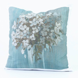 Μαξιλάρι Διακοσμητικό Printed Σχέδιο 81 Λευκό  1τεμ.