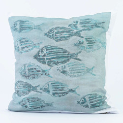 Μαξιλάρι Διακοσμητικό Printed Σχέδιο 82 Λευκό  1τεμ.