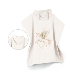 Παιδικό Πόντσο Θαλάσσης Emeralda Εκρού  1τεμ.