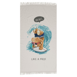 Πετσέτα Παρεό Like a Pro Γκρι 1τεμ. Πετσέτα Παρεό Like a Pro Γκρι 1τεμ.