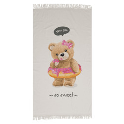 Πετσέτα Παρεό So Sweet Γκρι 1τεμ. Πετσέτα Παρεό So Sweet Γκρι 1τεμ.