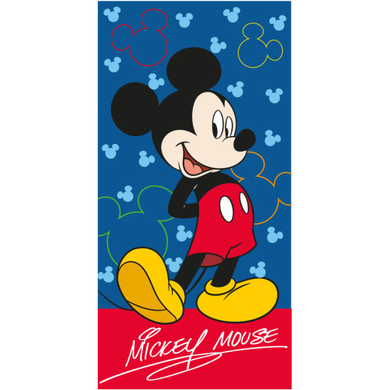 Πετσέτα Θαλάσσης Microfiber Mickey Mouse Μπλε  1τεμ.