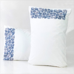 Ζεύγος Μαξιλαροθήκες Stone Λευκό  1τεμ.