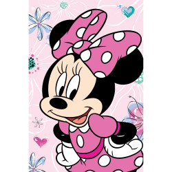 Κουβέρτα Flannel Minnie Ροζ  1τεμ. Κουβέρτα Flannel Minnie Ροζ  1τεμ.