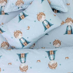 Σεντόνια Σετ Little King Moνό Πετρόλ  1τεμ.