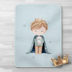 Κουβέρτα Κούνιας Little King Πετρόλ  1τεμ.