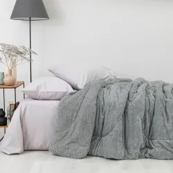 Κουβερτοπάπλωμα Cozy King Size Γκρι  1τεμ.