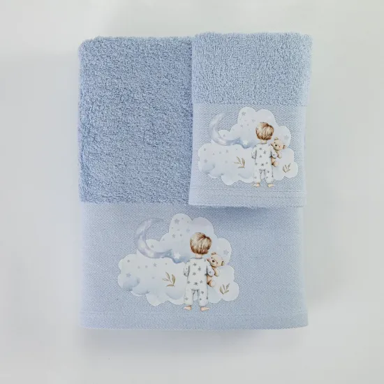 Πετσέτες Σετ 2ΤΜΧ Goodnight Σιέλ Σιέλ  1τεμ.