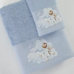 Πετσέτες Σετ 2ΤΜΧ Goodnight Σιέλ Σιέλ  1τεμ.