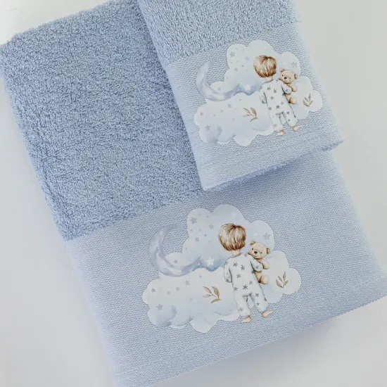 Πετσέτες Σετ 2ΤΜΧ Goodnight Σιέλ Σιέλ 1τεμ. Πετσέτες Σετ 2ΤΜΧ Goodnight Σιέλ Σιέλ 1τεμ.