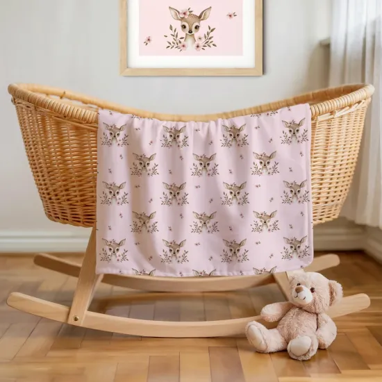 Σεντόνια Λίκνου Σετ Bambi Ροζέ   1τεμ. Σεντόνια Λίκνου Σετ Bambi Ροζέ   1τεμ.