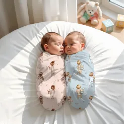 Σεντόνια Λίκνου Σετ Goodnight Ροζέ   1τεμ. Σεντόνια Λίκνου Σετ Goodnight Ροζέ   1τεμ.