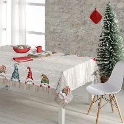 Καρέ Χριστουγεννιάτικο Gnomos Μπεζ  1τεμ.