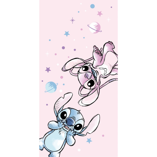 Πετσέτα Θαλάσσης Microfiber Planet Stitch Ροζ  1τεμ.