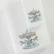 Πετσέτες Σετ 2ΤΜΧ Carousel Λευκό-Σιέλ Λευκό-Σιέλ 1τεμ. Πετσέτες Σετ 2ΤΜΧ Carousel Λευκό-Σιέλ Λευκό-Σιέλ 1τεμ.