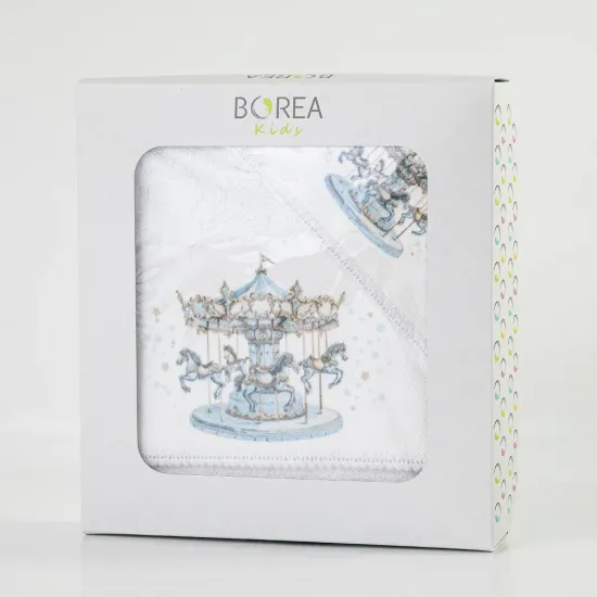 Πετσέτες Σετ 2ΤΜΧ Carousel Λευκό-Σιέλ Λευκό-Σιέλ 1τεμ. Πετσέτες Σετ 2ΤΜΧ Carousel Λευκό-Σιέλ Λευκό-Σιέλ 1τεμ.