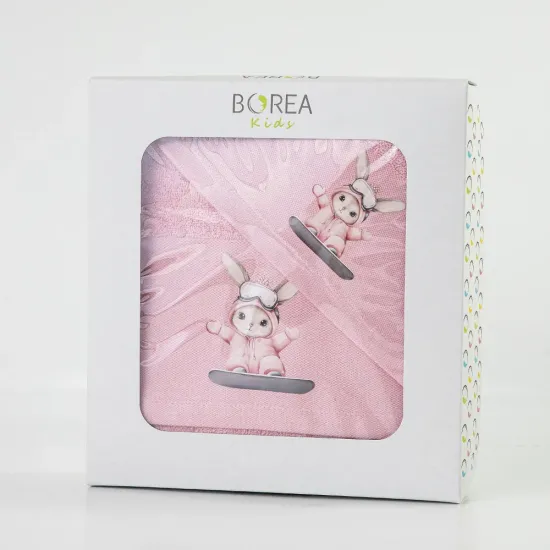 Πετσέτες Σετ 2ΤΜΧ Snowboard Ροζ Ροζ 1τεμ. Πετσέτες Σετ 2ΤΜΧ Snowboard Ροζ Ροζ 1τεμ.