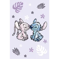 Κουβέρτα Fleece Stitch & Angel Λιλά  1τεμ.