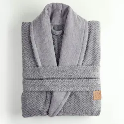 Μπουρνούζι Ενηλίκων Με Γιακά Lava Γκρι Γκρι 1τεμ. Μπουρνούζι Ενηλίκων Με Γιακά Lava Γκρι Γκρι 1τεμ.