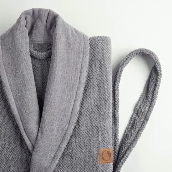 Μπουρνούζι Ενηλίκων Με Γιακά Lava Γκρι Γκρι 1τεμ. Μπουρνούζι Ενηλίκων Με Γιακά Lava Γκρι Γκρι 1τεμ.