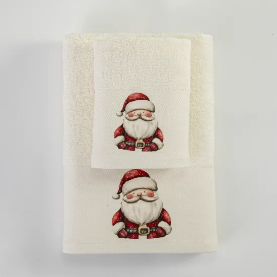 Πετσέτες Χριστουγεννιάτικες Σετ 2ΤΜΧ Hohoho Εκρού Εκρού 1τεμ. Πετσέτες Χριστουγεννιάτικες Σετ 2ΤΜΧ Hohoho Εκρού Εκρού 1τεμ.