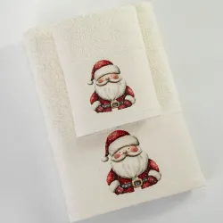 Πετσέτες Χριστουγεννιάτικες Σετ 2ΤΜΧ Hohoho Εκρού Εκρού 1τεμ. Πετσέτες Χριστουγεννιάτικες Σετ 2ΤΜΧ Hohoho Εκρού Εκρού 1τεμ.