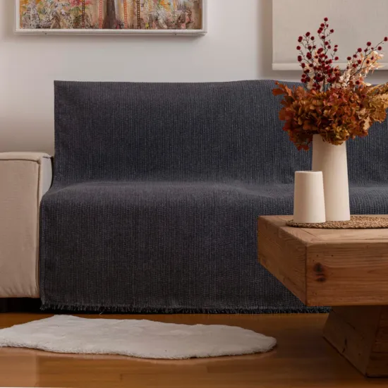 Ριχτάρι Σενίλ Τετραθέσιο Velvet Γκρι 1τεμ. Ριχτάρι Σενίλ Τετραθέσιο Velvet Γκρι 1τεμ.